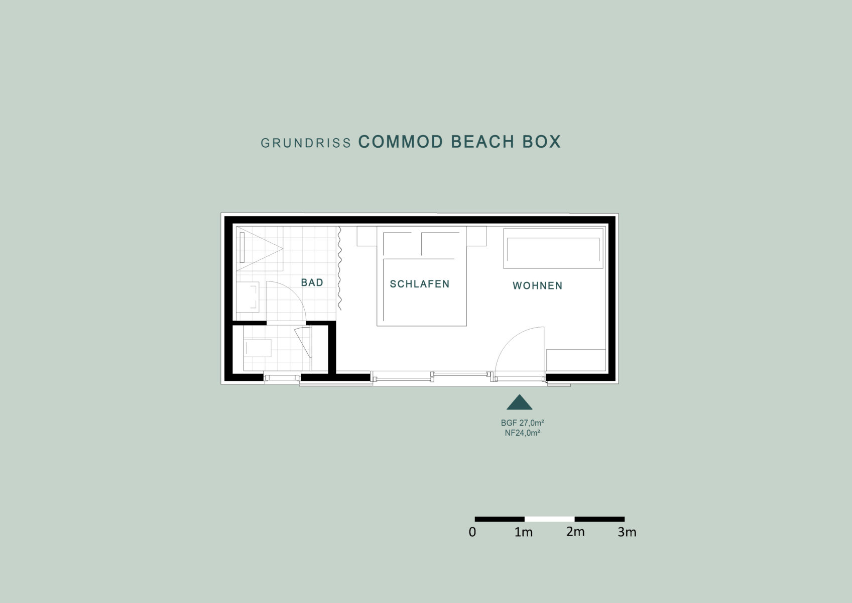 COMMOD HOUSE BEACHBOX 27m² BGF