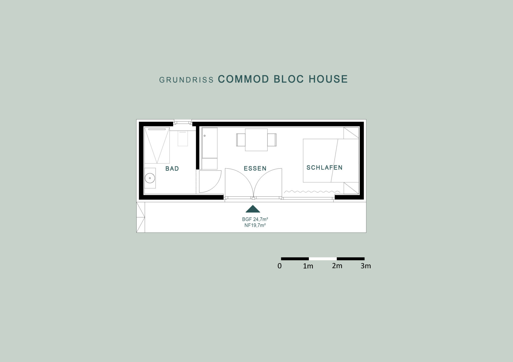 COMMOD „Bloc Houses“ 24m²BGF