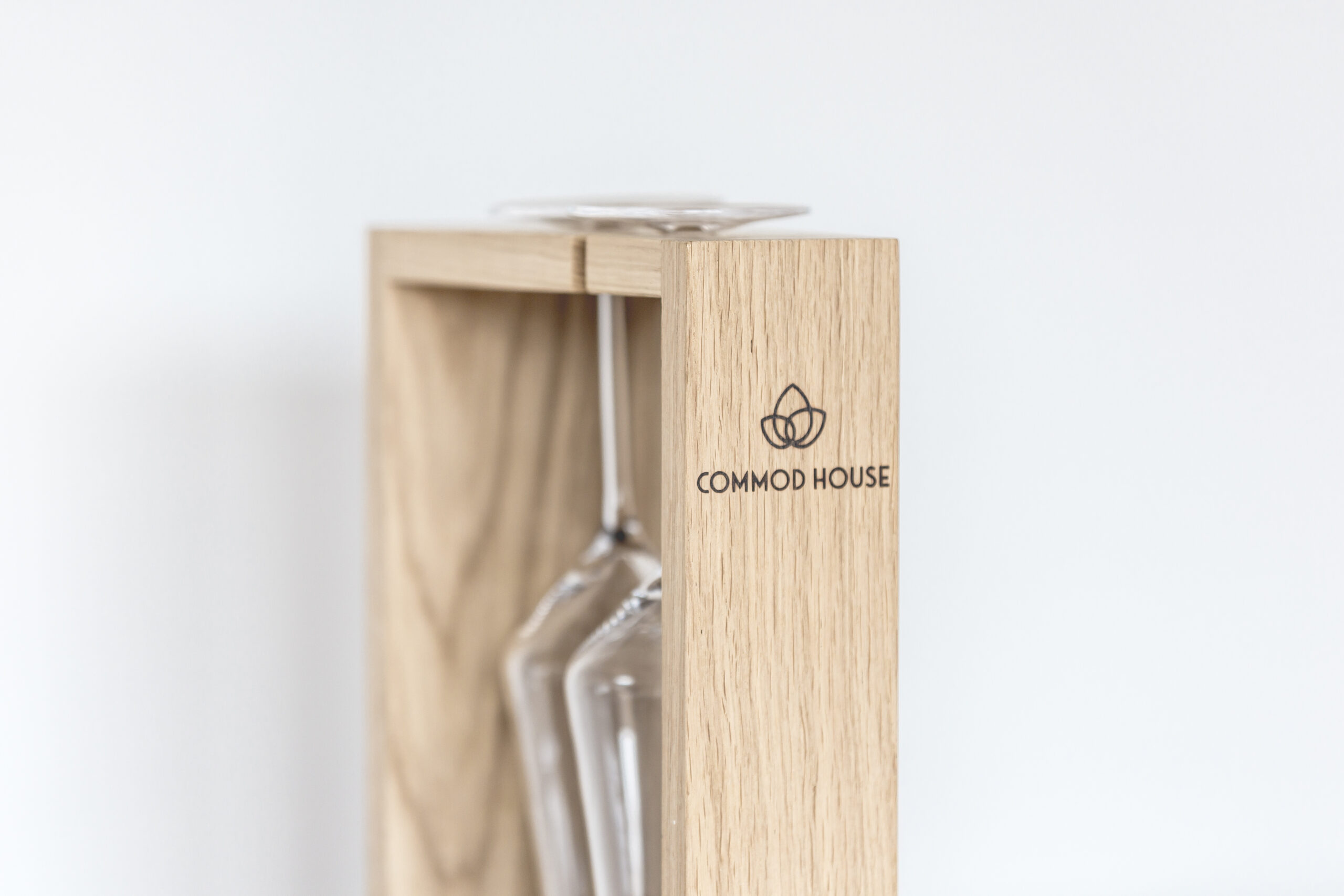 Bottel Rack for Wine Bottle & Glasses by COMMOD