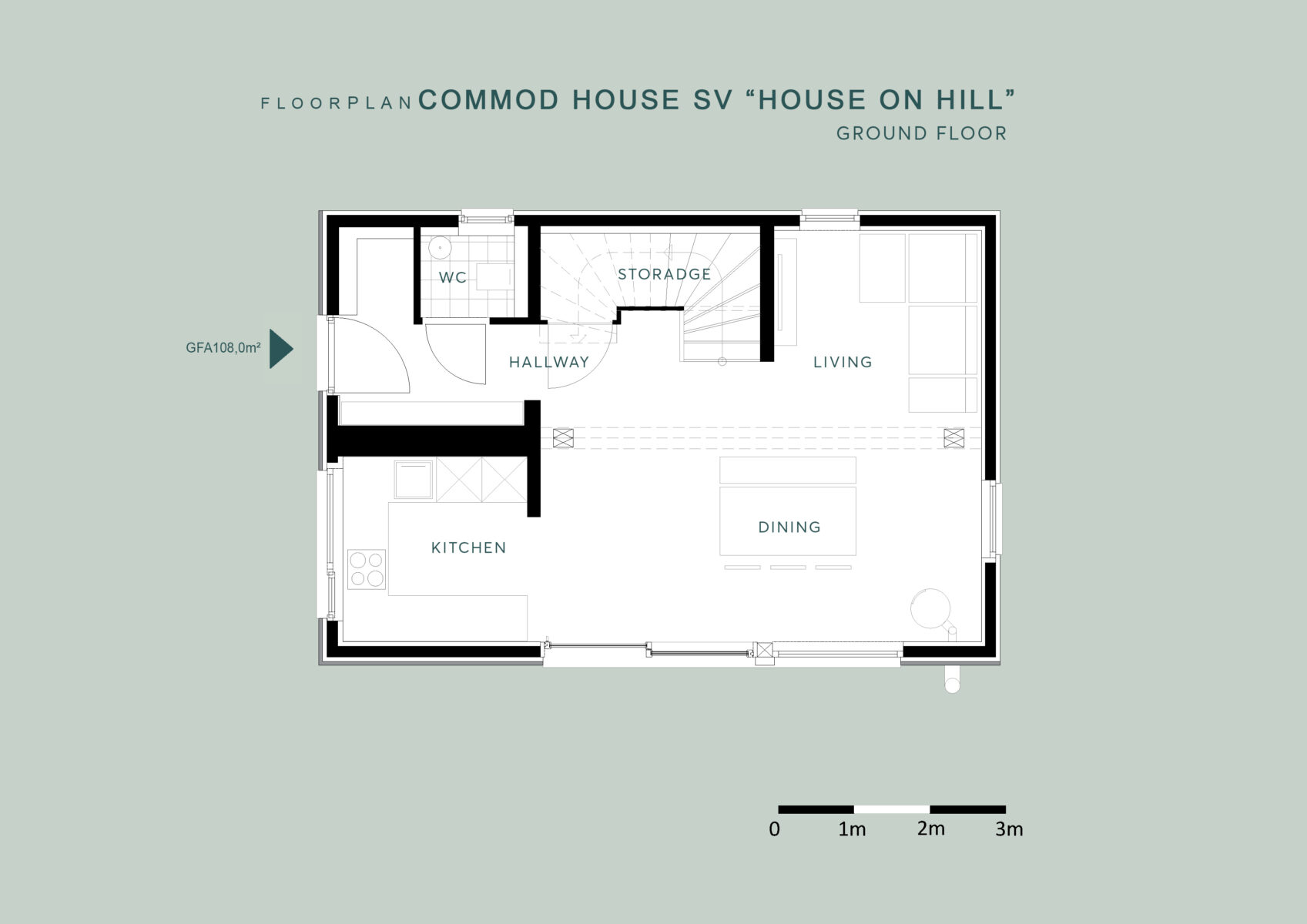 COMMOD “House on the Hill” 108m² GFA