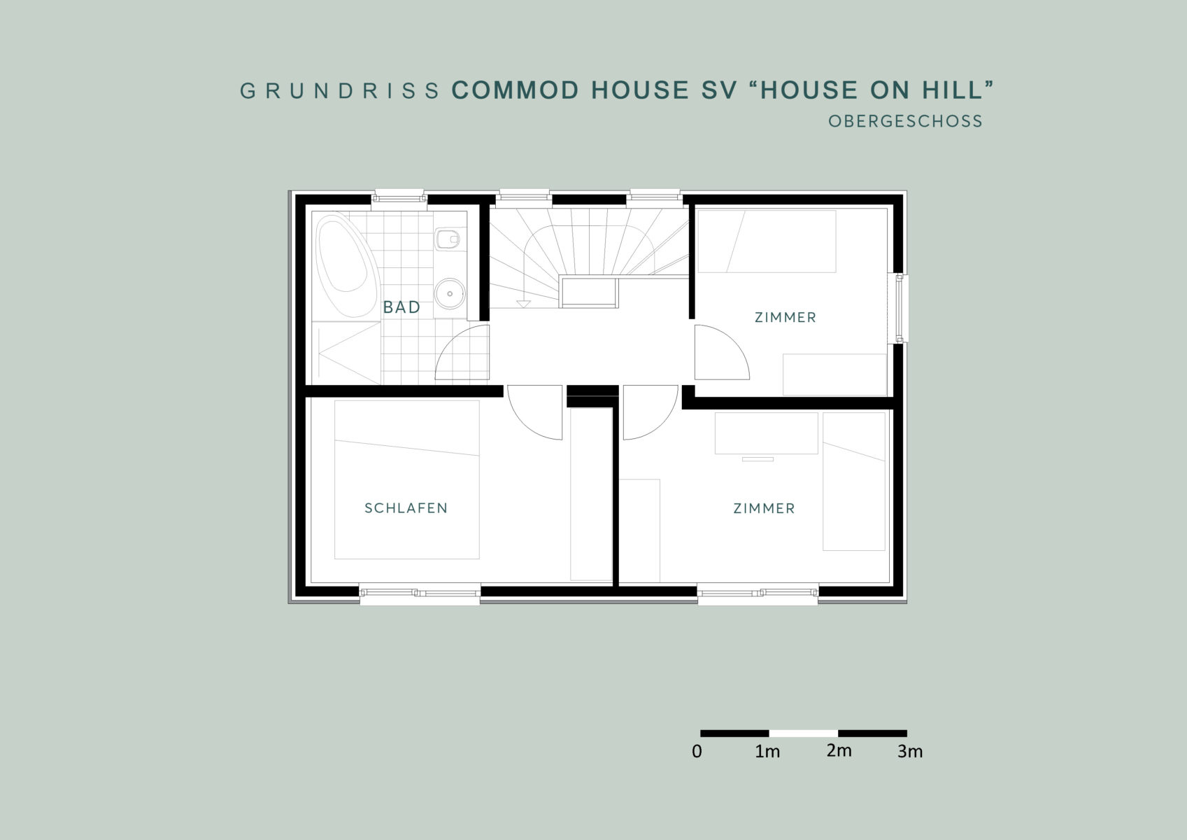 COMMOD HOUSE „HOUSE ON THE HILL“ 108m² BGF