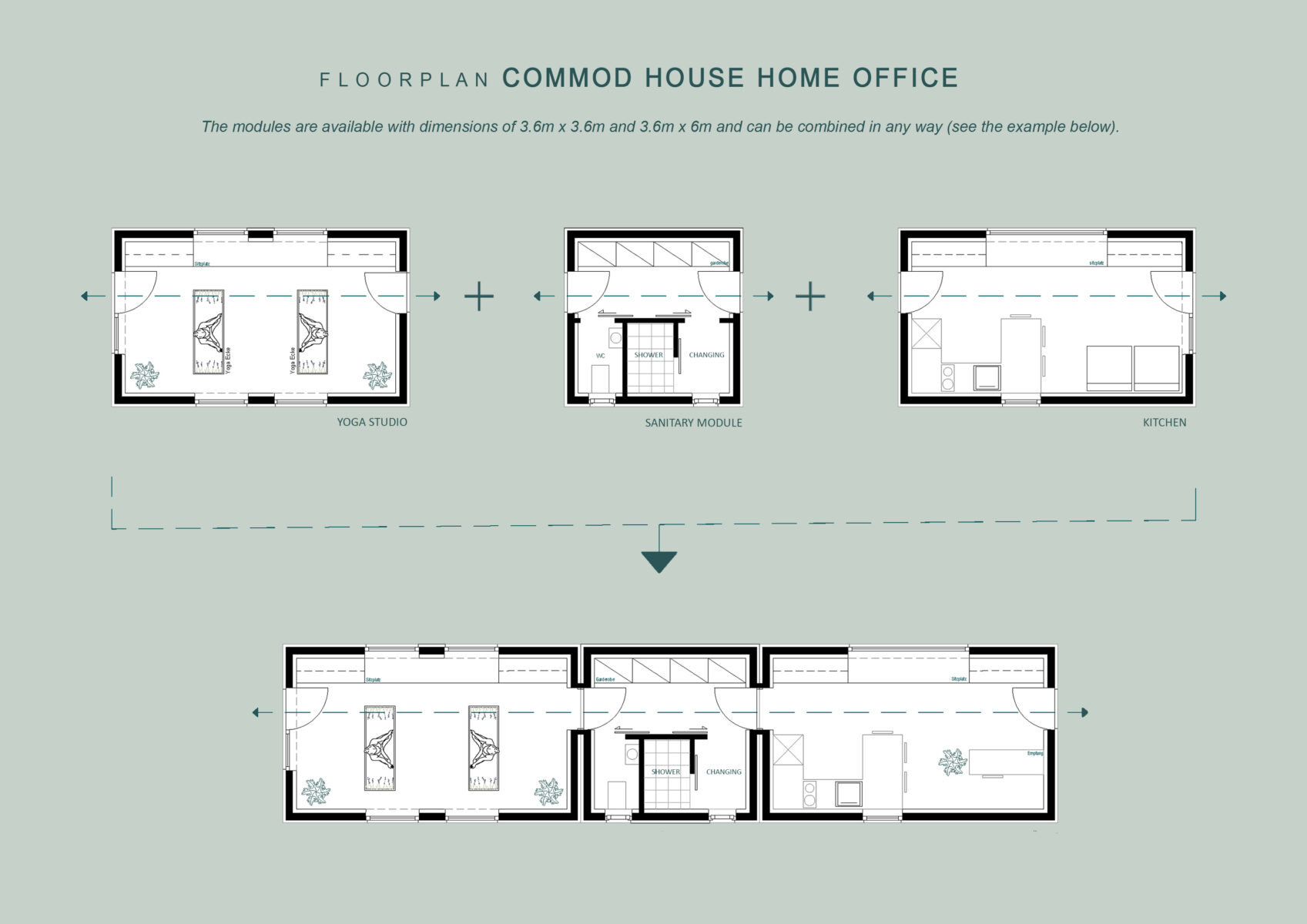 COMMOD home office I garden office