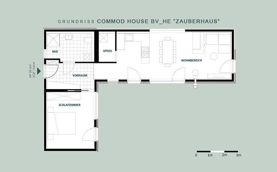 COMMOD „Zauberhaus“ 76m² BGF