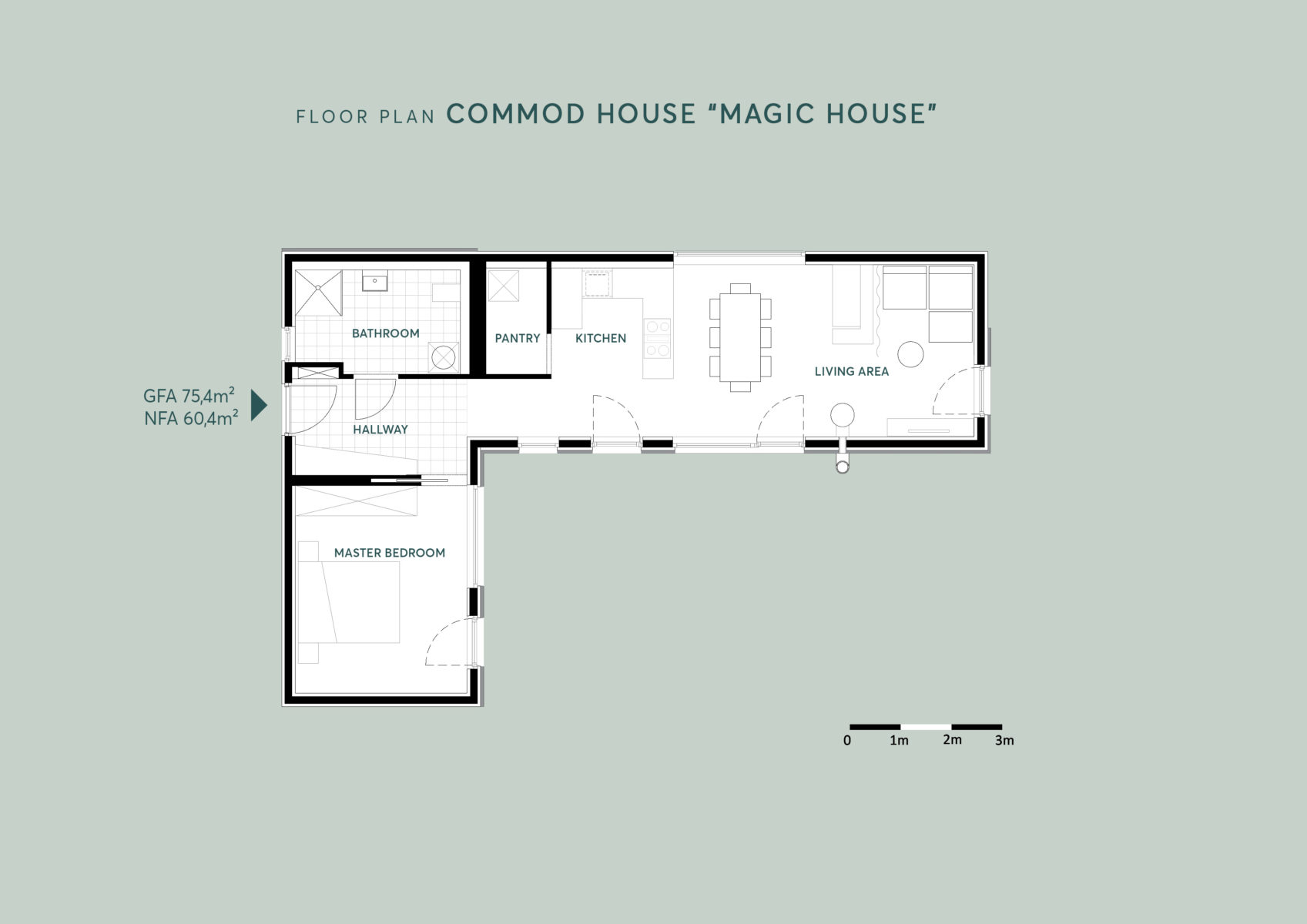 COMMOD « magic house » 76M²