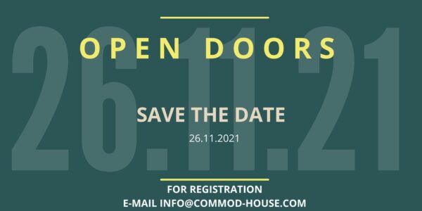 Absage: COMMOD HOUSE OPEN DOORS am 26.11.2021!