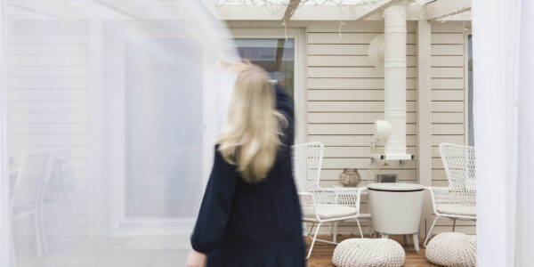 Une maison de rêve en blanc