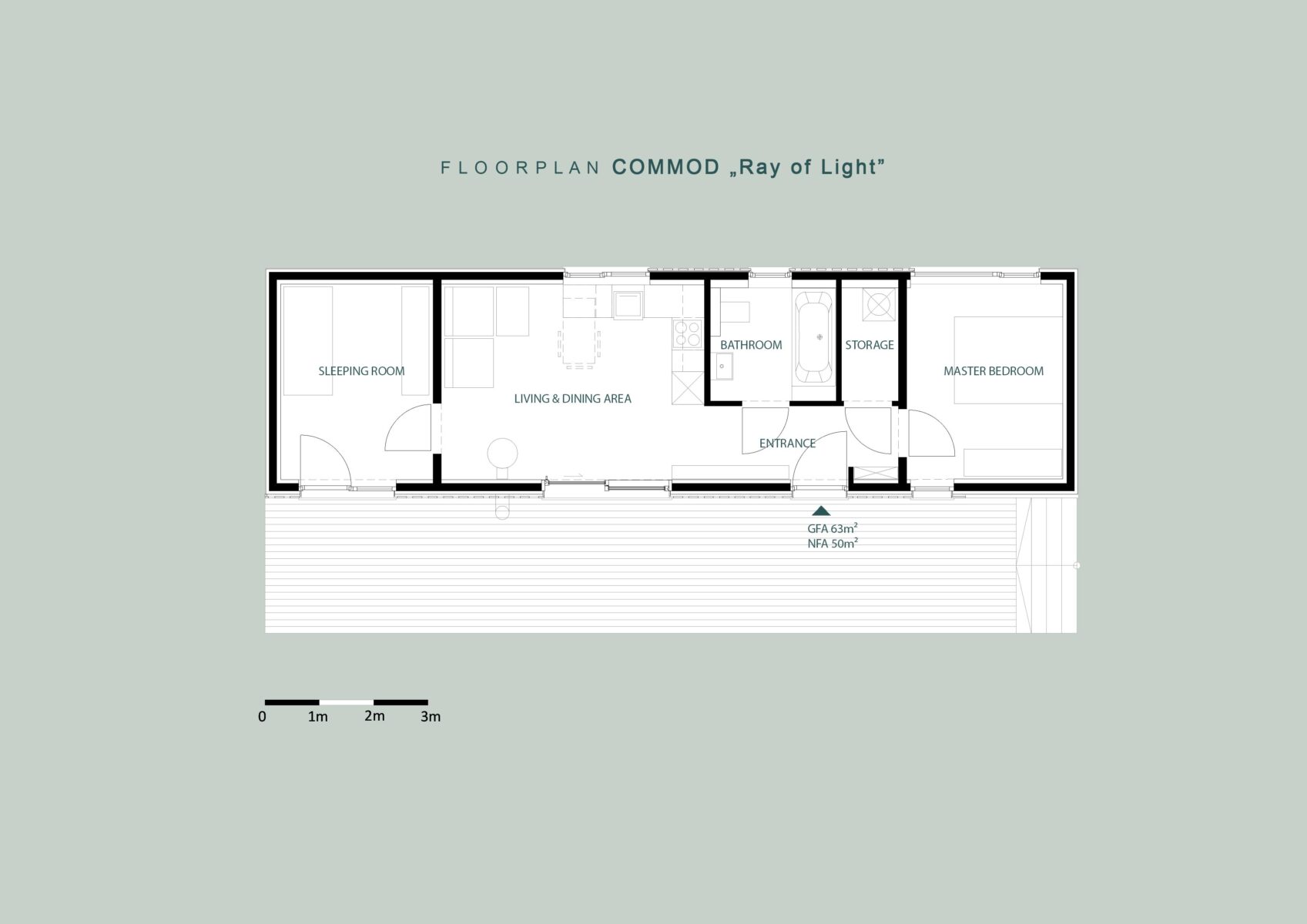 COMMOD “Ray of Light” 63 m² GFA