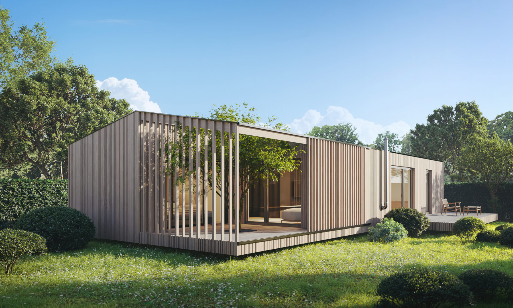 COMMOD HOUSE: Grundstücke mit Holzmodulhaus