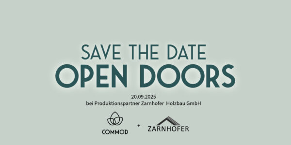 MEET us at OPEN DOORS 20.09. @Zarnhofer Holzbau