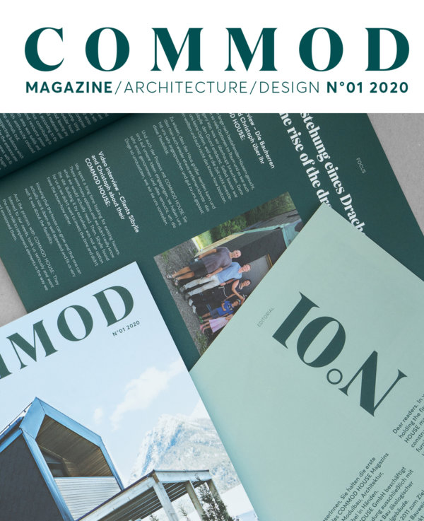 COMMOD Magazine Fachzeitschrift für Architektur und Design